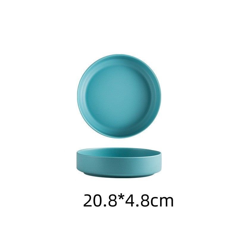 Creative Salad Ceramic Plate For Household Tableware - Grand Goldman