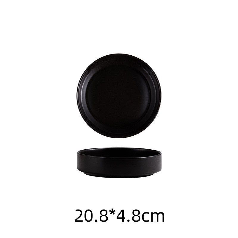 Creative Salad Ceramic Plate For Household Tableware - Grand Goldman