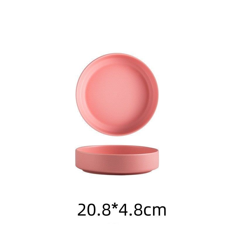 Creative Salad Ceramic Plate For Household Tableware - Grand Goldman