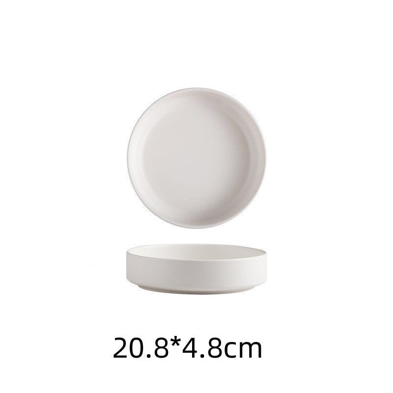 Creative Salad Ceramic Plate For Household Tableware - Grand Goldman