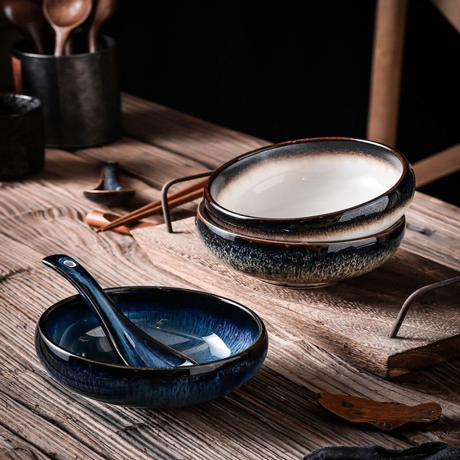 Creative Tableware Ceramic Household Rice Bowl - Grand Goldman