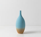 Creative Blue Brown Shade Ceramic Vase Various Forms Abstract Design Home Decor Flower Pot - Grand Goldman