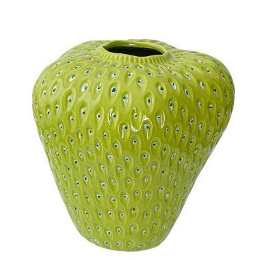 Creative Design Strawberry Ceramic Vase - Grand Goldman