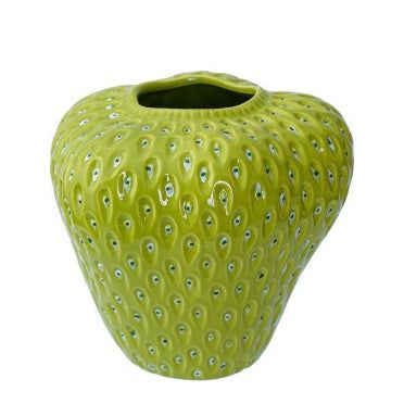 Creative Design Strawberry Ceramic Vase - Grand Goldman