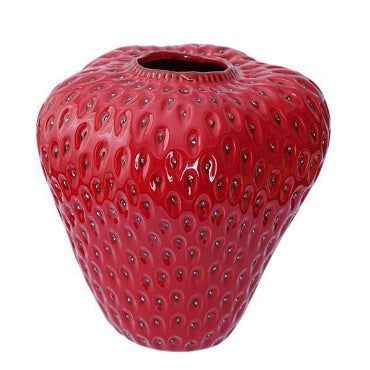 Creative Design Strawberry Ceramic Vase - Grand Goldman