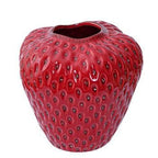 Creative Design Strawberry Ceramic Vase - Grand Goldman
