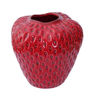 Creative Design Strawberry Ceramic Vase - Grand Goldman