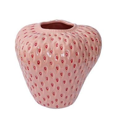 Creative Design Strawberry Ceramic Vase - Grand Goldman