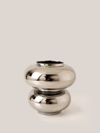 Creative Donut Shaped Vase Hydroponic White Ceramic Vase - Grand Goldman