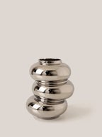 Creative Donut Shaped Vase Hydroponic White Ceramic Vase - Grand Goldman