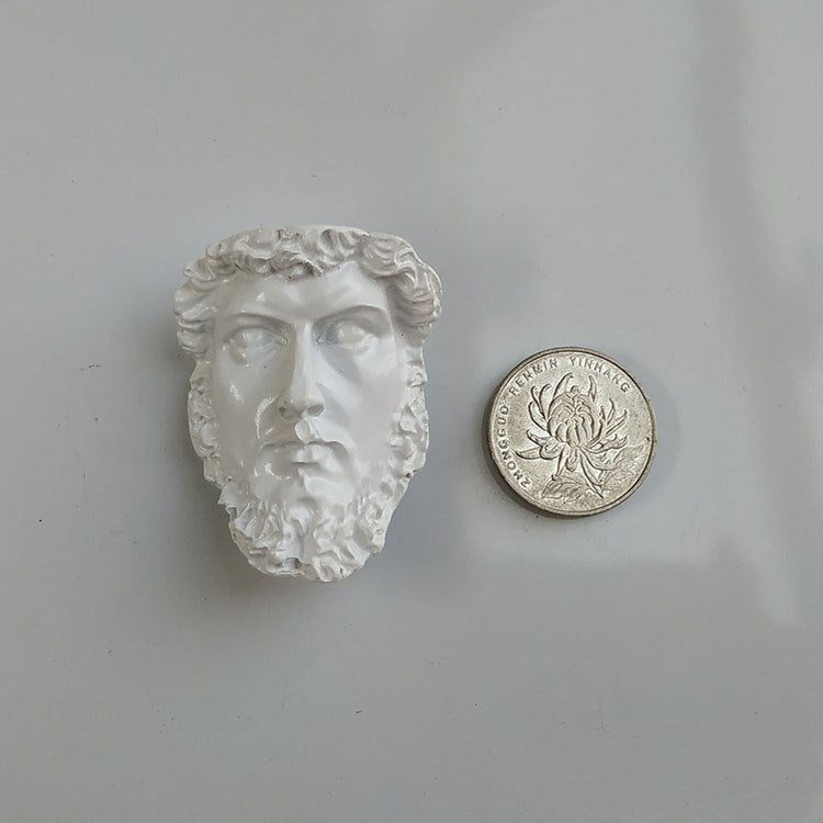 Creative European figure sculpture head fridge magnet - Grand Goldman
