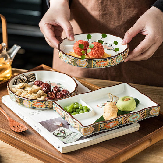 Creative Frame Plate Sushi Dumpling Plate - Grand Goldman