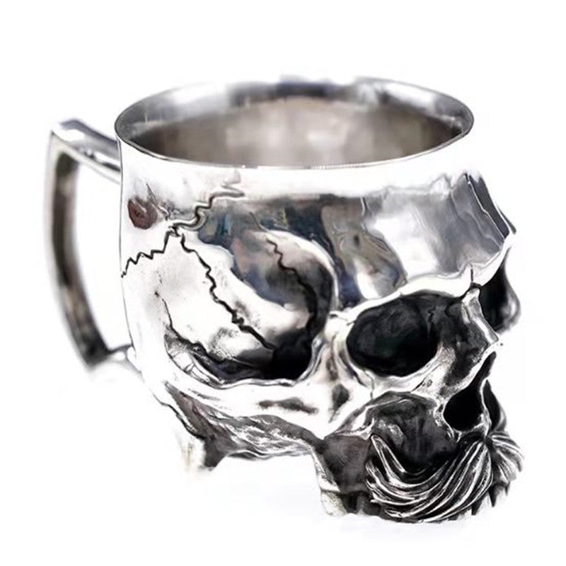 Creative Gothic Alloy Sculpted Drink Cup - Grand Goldman