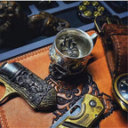 Creative Gothic Alloy Sculpted Drink Cup - Grand Goldman