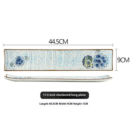 Creative Hand-painted Ceramic Cuisine Sushi Plate - Grand Goldman