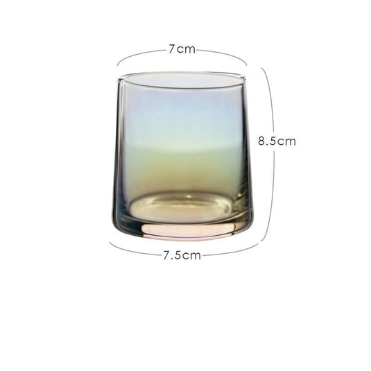 Creative Home Transparent Colorful Whiskey Glass - Grand Goldman