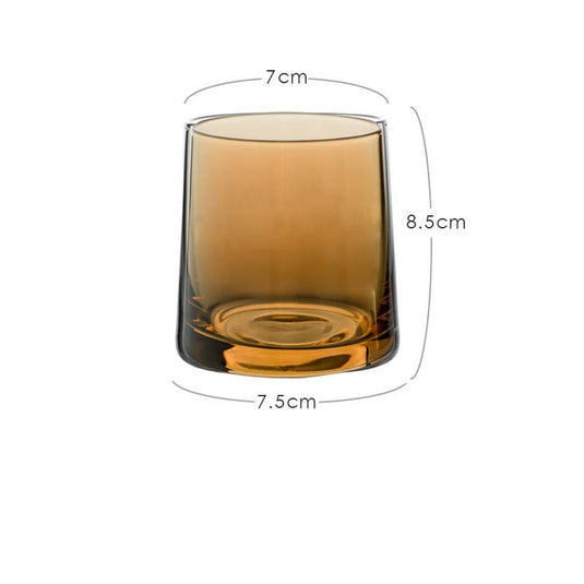 Creative Home Transparent Colorful Whiskey Glass - Grand Goldman