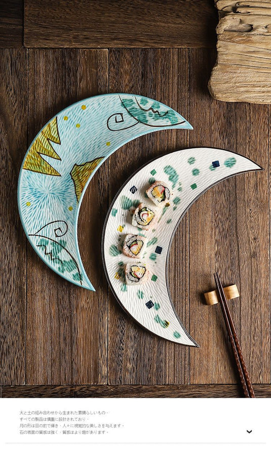 Creative Household Ceramic Plates Sushi Tableware - Grand Goldman