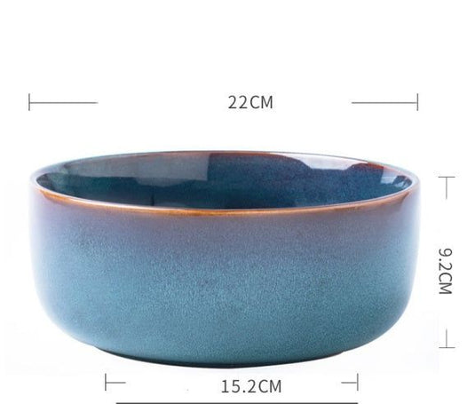 Creative Household Simple Shallow Plate Ceramic Dish - Grand Goldman