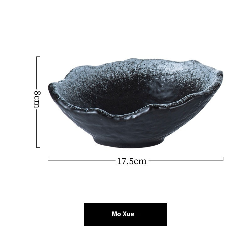 Creative Irregular Ceramic Bowl Fruit Salad Bowl - Grand Goldman