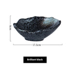 Creative Irregular Ceramic Bowl Fruit Salad Bowl - Grand Goldman