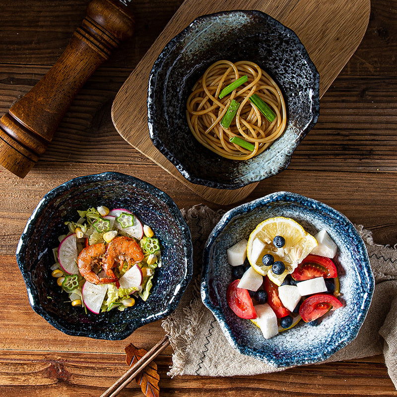 Creative Irregular Ceramic Bowl Fruit Salad Bowl - Grand Goldman