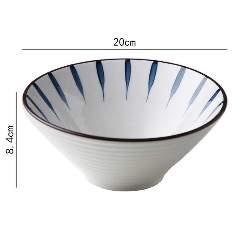 Creative Japanese Ceramic Salad Bowl Home Large - Grand Goldman