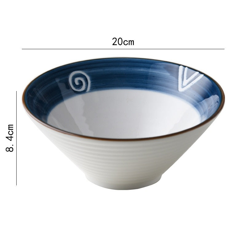 Creative Japanese Ceramic Salad Bowl Home Large - Grand Goldman
