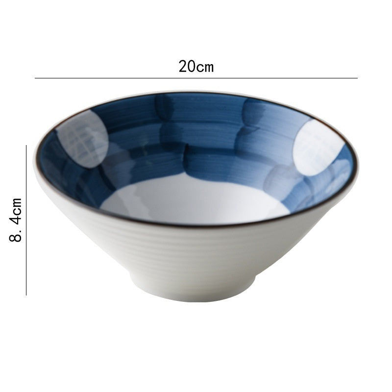 Creative Japanese Ceramic Salad Bowl Home Large - Grand Goldman