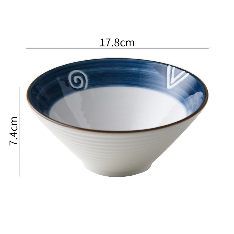 Creative Japanese Ceramic Salad Bowl Home Large - Grand Goldman