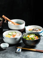 Creative Japanese Ceramic Soup Ramen Bowl Simple - Grand Goldman