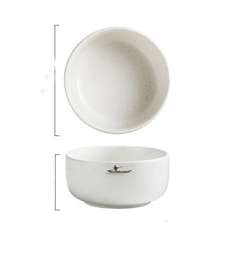 Creative Japanese Ceramic Soup Ramen Bowl Simple - Grand Goldman
