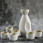 Creative Japanese Sake Sake Set Ancient Style Ceramic Set - Grand Goldman