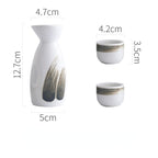 Creative Japanese Style Ceramic Wine Pot Tray Set - Grand Goldman