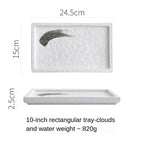 Creative Japanese Style Ceramic Wine Pot Tray Set - Grand Goldman