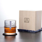 Creative Japanese Whiskey Hammered Wine Glass - Grand Goldman