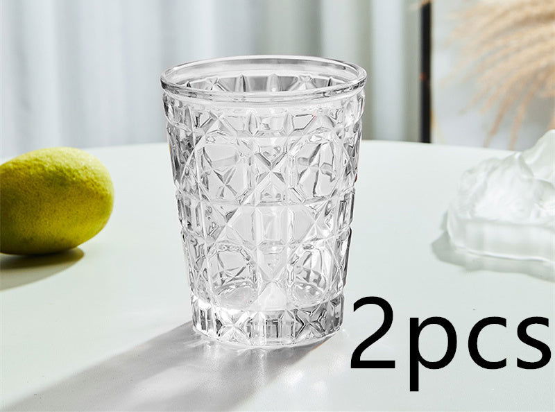 Creative Light Luxury Color Checkered Whisky Cup - Grand Goldman