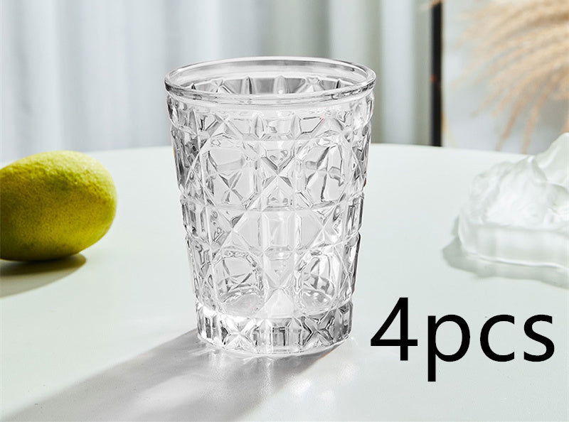 Creative Light Luxury Color Checkered Whisky Cup - Grand Goldman