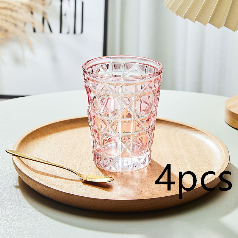 Creative Light Luxury Color Checkered Whisky Cup - Grand Goldman