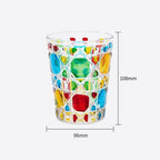 Creative Light Luxury Color Checkered Whisky Cup - Grand Goldman