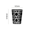 Creative Light Luxury Color Checkered Whisky Cup - Grand Goldman