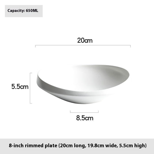 Creative Plate Household Ceramic Dishes - Grand Goldman