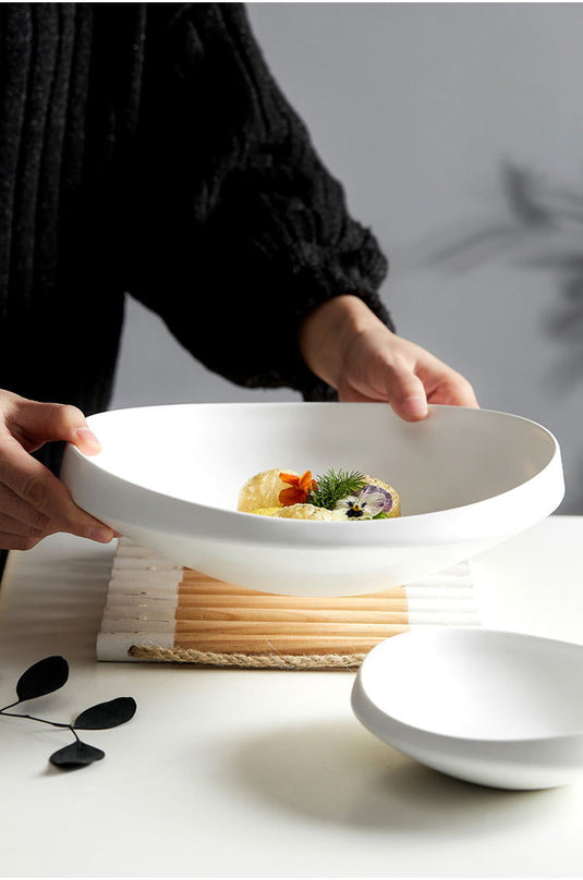 Creative Plate Household Ceramic Dishes - Grand Goldman