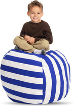 Creative QT Stuff ’n Sit Extra Large 38’’ Bean Bag Storage Cover for Stuffed Animals & Toys, Giant Beanbag Chair for Plush, Toddler & Kids Rooms Bedroom Organizer for Christmas, Purple Unicorn - Grand Goldman