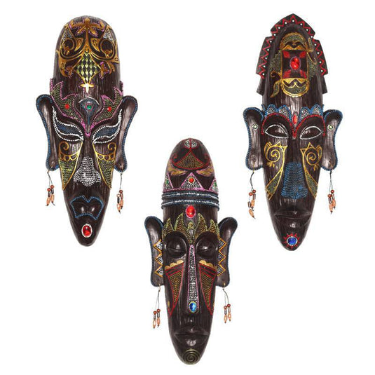 Creative Resin African Mask Wall Hanging Bar Decoration Pendant - Grand Goldman