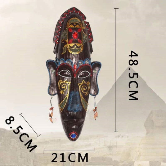 Creative Resin African Mask Wall Hanging Bar Decoration Pendant - Grand Goldman