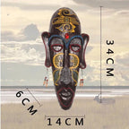 Creative Resin African Mask Wall Hanging Bar Decoration Pendant - Grand Goldman