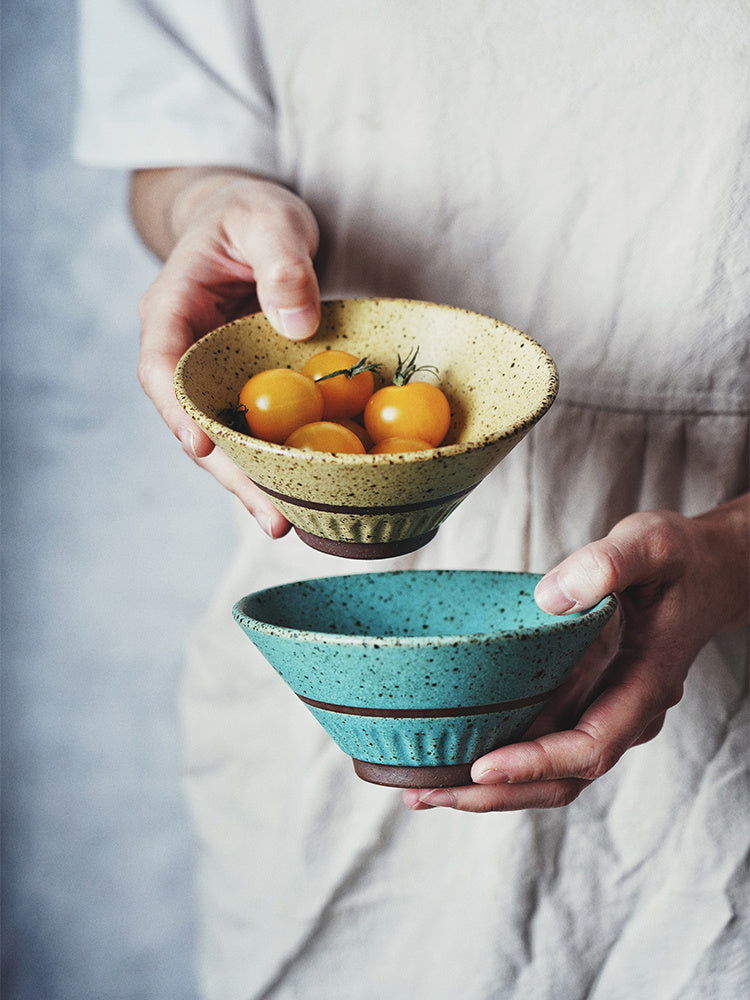 Creative Retro Handmade Ceramic Japanese Bowl Simple Tableware - Grand Goldman