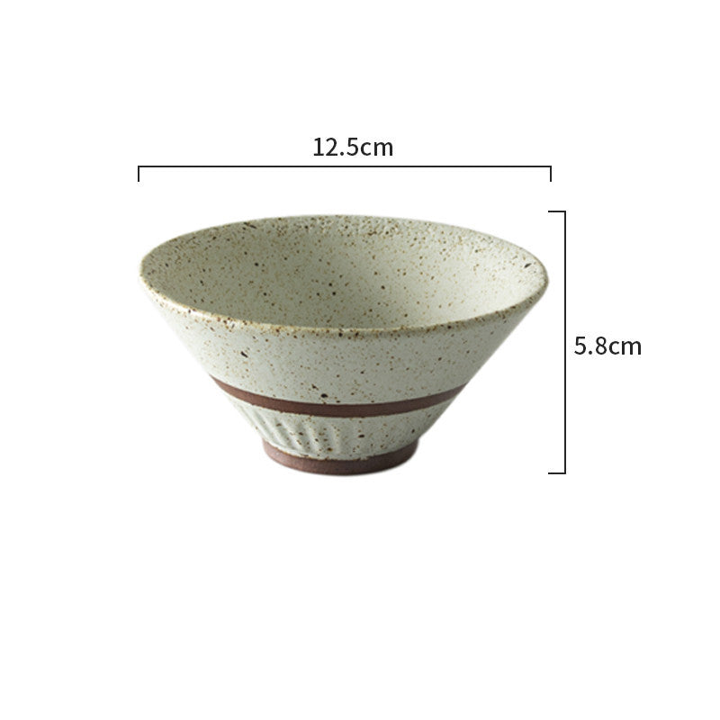 Creative Retro Handmade Ceramic Japanese Bowl Simple Tableware - Grand Goldman
