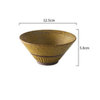 Creative Retro Handmade Ceramic Japanese Bowl Simple Tableware - Grand Goldman